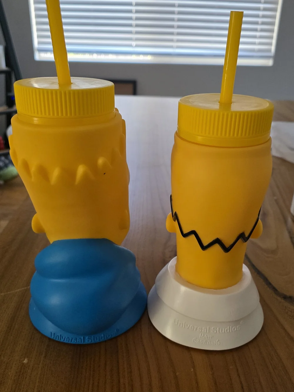 The Simpsons Homer & Bart Yellow Character Drink Tumbler Set